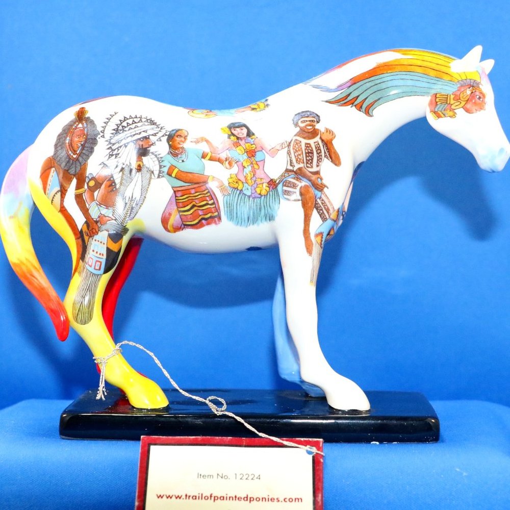 Native People's Pony, Trail of the Painted Ponies - Westland, RETIRED 2E/1798